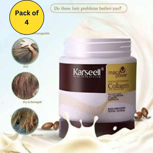 Karseell Maca Power Collagen Hair Mask 100ml (Pack of 4)